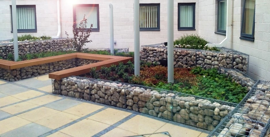 Basildon Hospital SuDS Planters