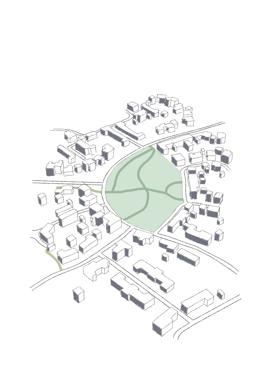 Landscape and green space should be at core of the development and accessible to all.